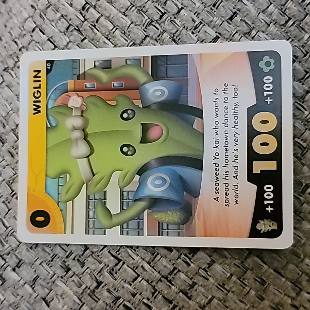 Wiglin Yo-Kai Watch Card